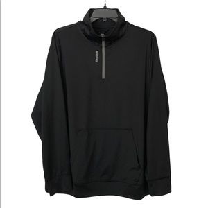 Reebok Black PlayDry Pullover 1/4 Zip Sz 18/20